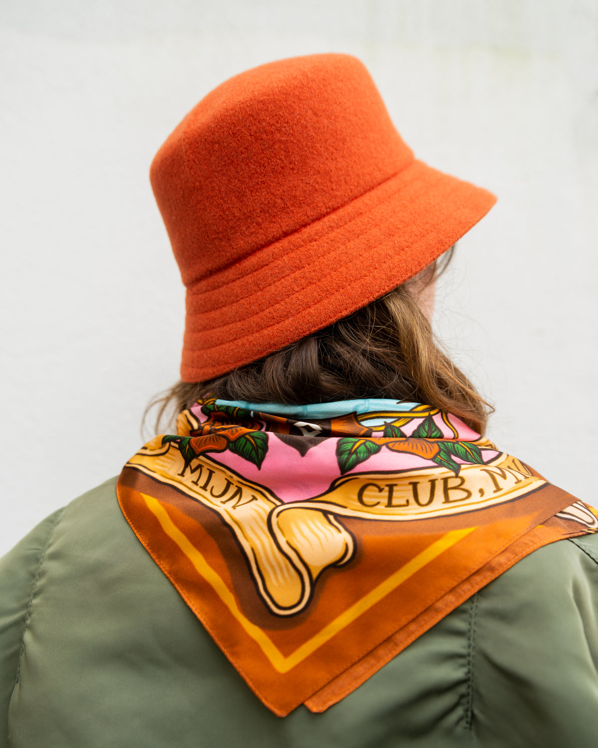 My Club scarf — campaign portrait